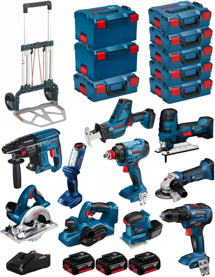 BOSCH Kit 18V BK1002 akkutyökalusarja +3x5.0Ah) 