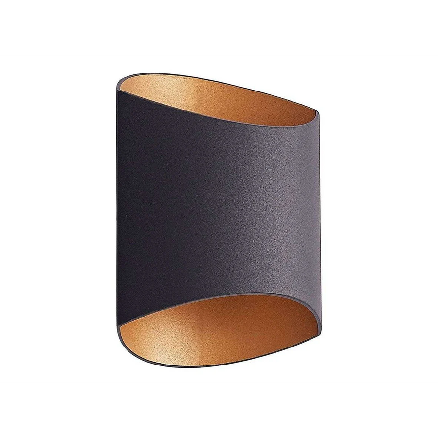 Vilja seinävalaisin musta/kulta - Archchio