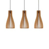 Furn 3 riipusvalaisin musta/puuta - Envostar