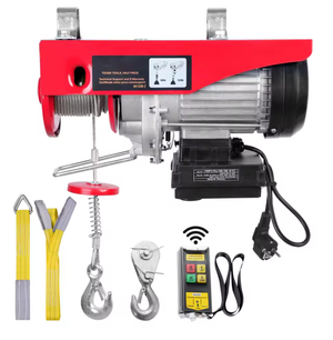 1000 kg:n sähkökäyttöinen nosturin kannettava nostin teräsvaijerivinssi langattomalla kaukosäätimellä autotallin varastotehtaalle 