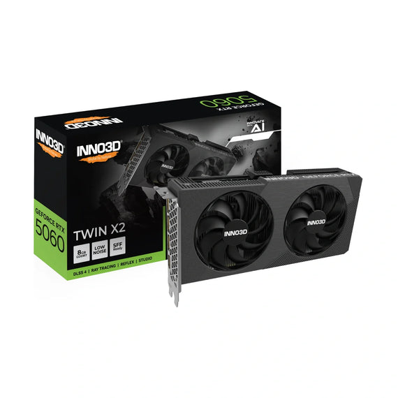 Inno 3D GeForce RTX 5060 TWIN X2 OC 8GB DDR7 -näytönohjain