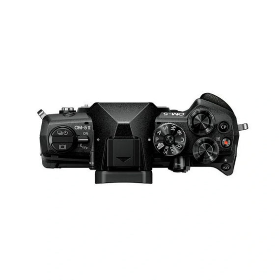 Digitaalinen peilitön kamera OM SYSTEM OM-5 Mark II -runko, musta