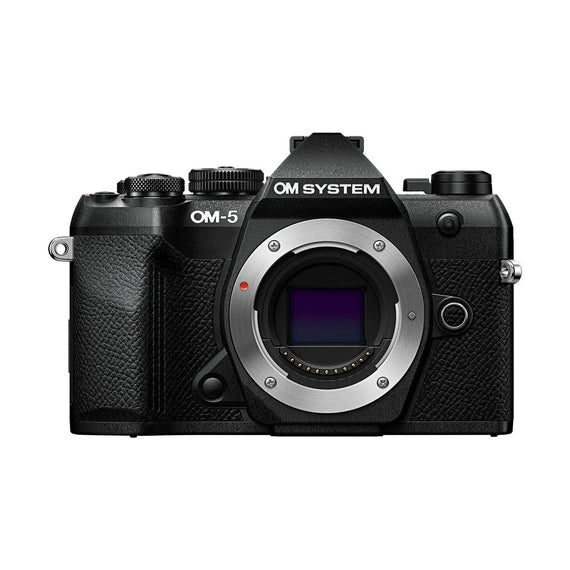 Digitaalinen peilitön kamera OM SYSTEM OM-5 Mark II -runko, musta