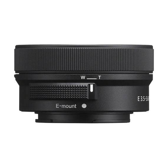 Sony E PZ 16-50mm f/3.5-5.6 OSS II -objektiivi, musta