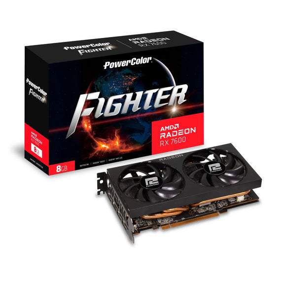 PowerColor Fighter AMD Radeon RX 7600 8GB GDDR6 -näytönohjain