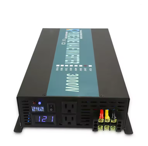 Luotettava puhdas siniaaltoinvertteri 3000 W 24 V 220 V aurinkopaneeli varavirtalähde generaattori muunnin 12 V/36/48 VDC - 230 VAC