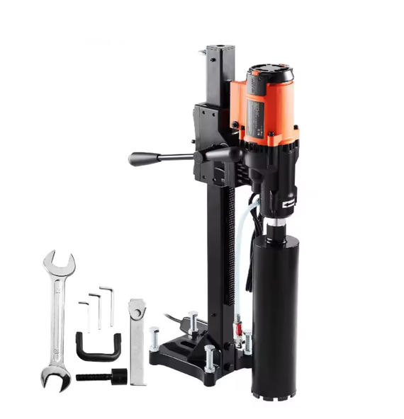 3200 W:n 750 RPM:n märkä-/kuiva timanttijyväporakone, betoniporauslautta, teline, teollinen märkä sähköinen jyväporakone 