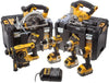 DeWALT-sarja DCK699M3T (DCD795 + DCS391 + DCS331 + DCF887 + DCH253 + DCL040 + 3 x 4,0 Ah + DCB115 + 2 x TSTAK VI)