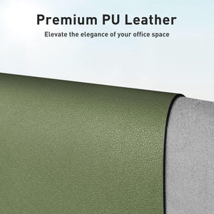 Leather Desk Pad Protector, Mouse Pad, Office Desk Mat, Non-Slip PU Leather Desk Blotter, Laptop Desk Pad, Waterproof Desk Writing Pad for Office and Home (31.5