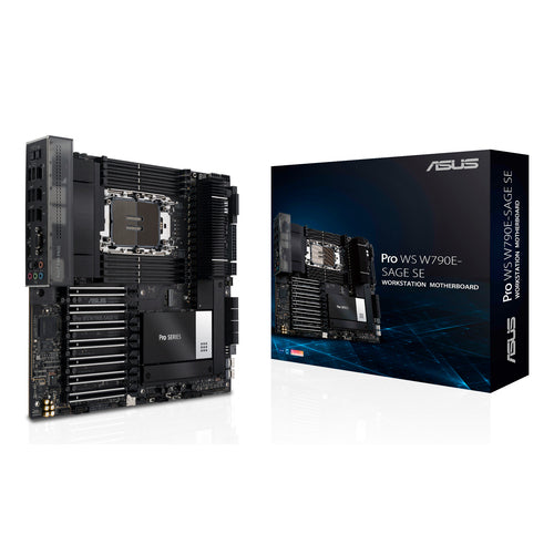 ASUS Pro WS W790E-SAGE SE -työaseman emolevy (90MB1C20-M0EAY0) – Intel W790, LGA4677, DDR5 ECC, PCIe 5.0