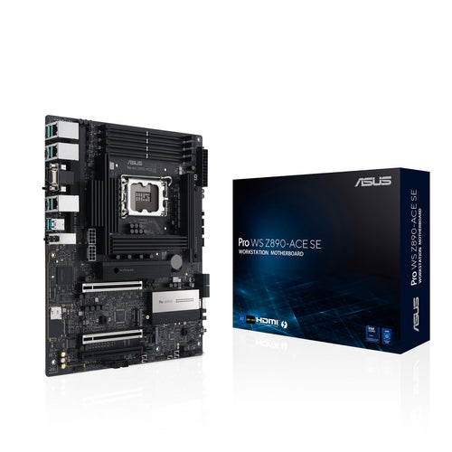 ASUS Pro WS Z890-ACE SE -työaseman emolevy – Intel Z890, LGA1851, DDR5, PCIe 5.0, ATX