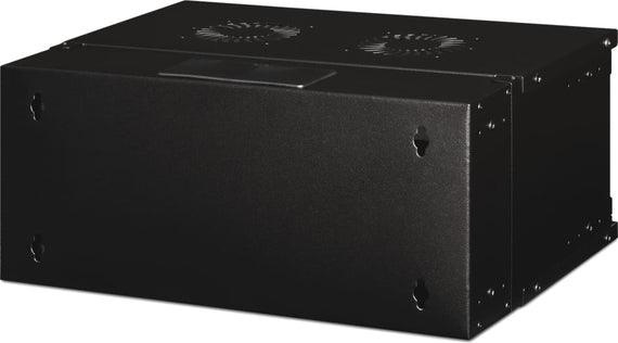 Digitus-kaappi Yksiosainen seinäkaappi DIGITUS 19" 4U, SOHO PRO 240 x 540 x 400 mm, lasiovi, musta, kokoamaton, 60 kg