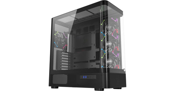 XYZ PC GEAR Quantum ARGB -kotelo - musta (X-CS-QUANTUM-B)