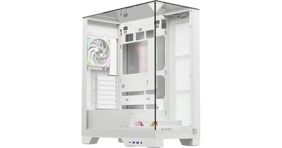 XYZ PC GEAR Trifecta ARGB panoraamakotelo - valkoinen (X-CS-TRIFECTA-W)