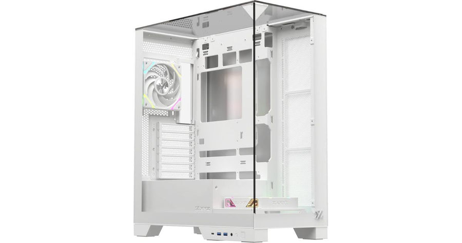 XYZ PC GEAR Trifecta ARGB panoraamakotelo - valkoinen (X-CS-TRIFECTA-W)