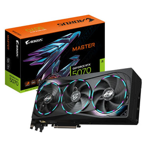 GIGABYTE AORUS GeForce RTX 5070 MASTER 12GB GDDR7 (GV-N5070AORUS M-12GD, PCIe 5.0) -näytönohjain