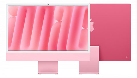 Apple iMac 24” (M4, 10-ytiminen suoritin/10-ytiminen näytönohjain) – 16 Gt:n yhdistetty muisti, 256 Gt:n SSD, vaaleanpunainen