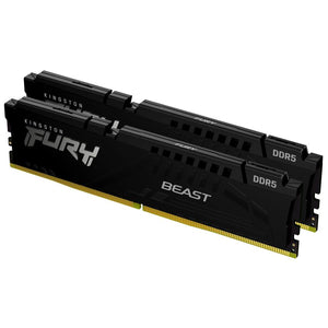 Kingston FURY Beast 32GB DDR5 RAM-muistipaketti (2x16GB) 6000MHz CL30 – AMD EXPO (musta)