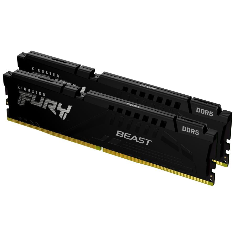 Kingston FURY Beast 32GB DDR5 RAM-muistipaketti (2x16GB) 6000MHz CL30 – AMD EXPO (musta)