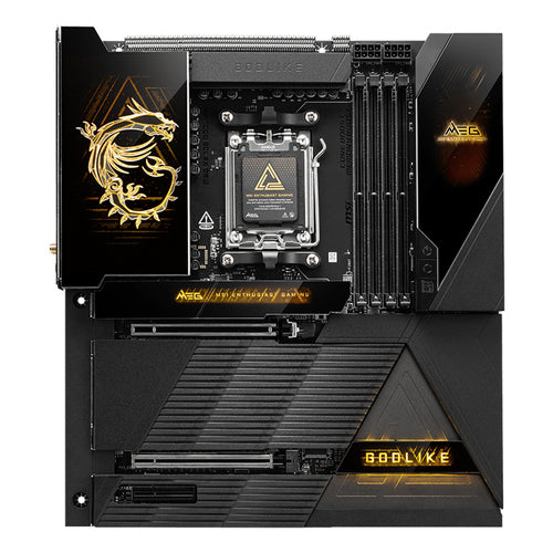 MSI MEG X870E GODLIKE – AMD X870E -emolevy, AM5, DDR5, PCIe 5.0, Wi-Fi 7