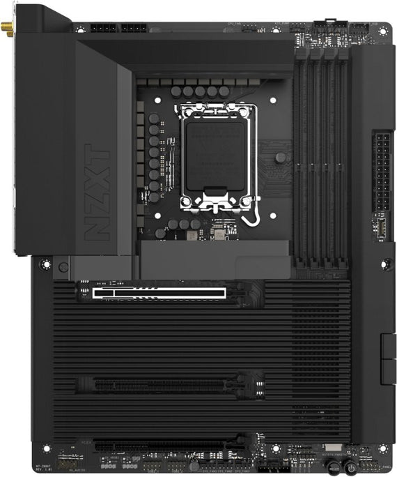 NZXT N7 Z890 emolevy – Intel Z890, LGA1851, ATX, WiFi 6E, Thunderbolt 4, HDMI (musta)