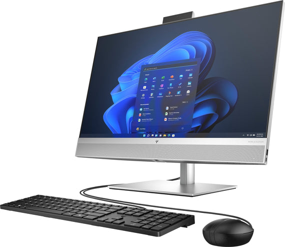 HP EliteOne 870 G9 All-in-One-tietokone – 27 tuuman FHD, Intel Core i5, 16 Gt:n DDR5-muistia, 512 Gt:n SSD-levy, Windows 11 Pro, WiFi 6E (hopea)